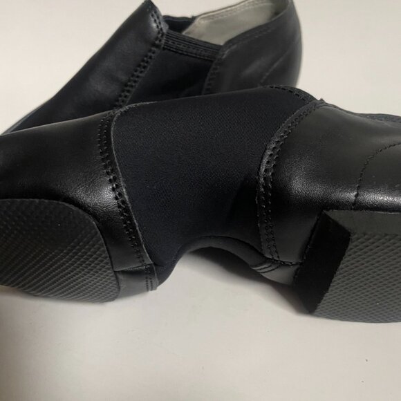 Black Slip-On Jazz Dance Shoes - Picture 5 of 11